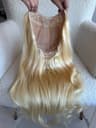 Semiparrucca Capelli Naturali U Part Biondo Miele Dritto