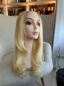Semiparrucca Capelli Naturali U Part Biondo Miele Dritto