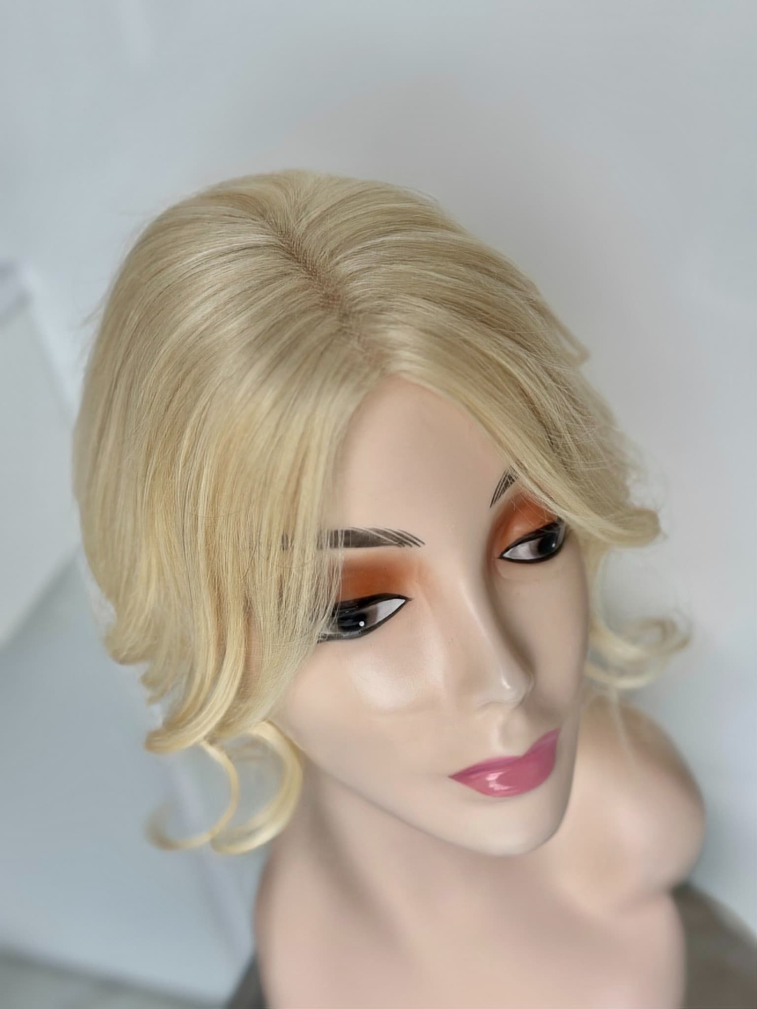 Postiche partiel Blond Clair