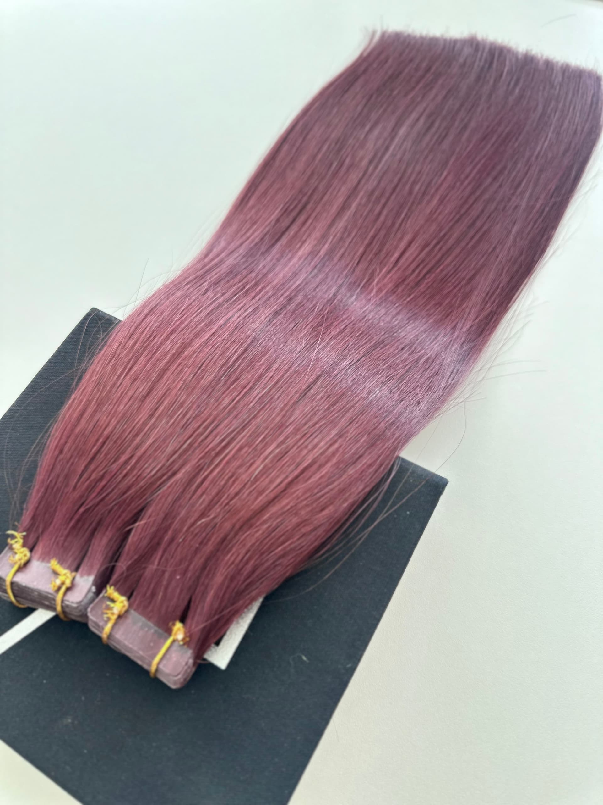 Extensii Tape-in Russian Hair DOUBLE TAPE BURGUNDY
