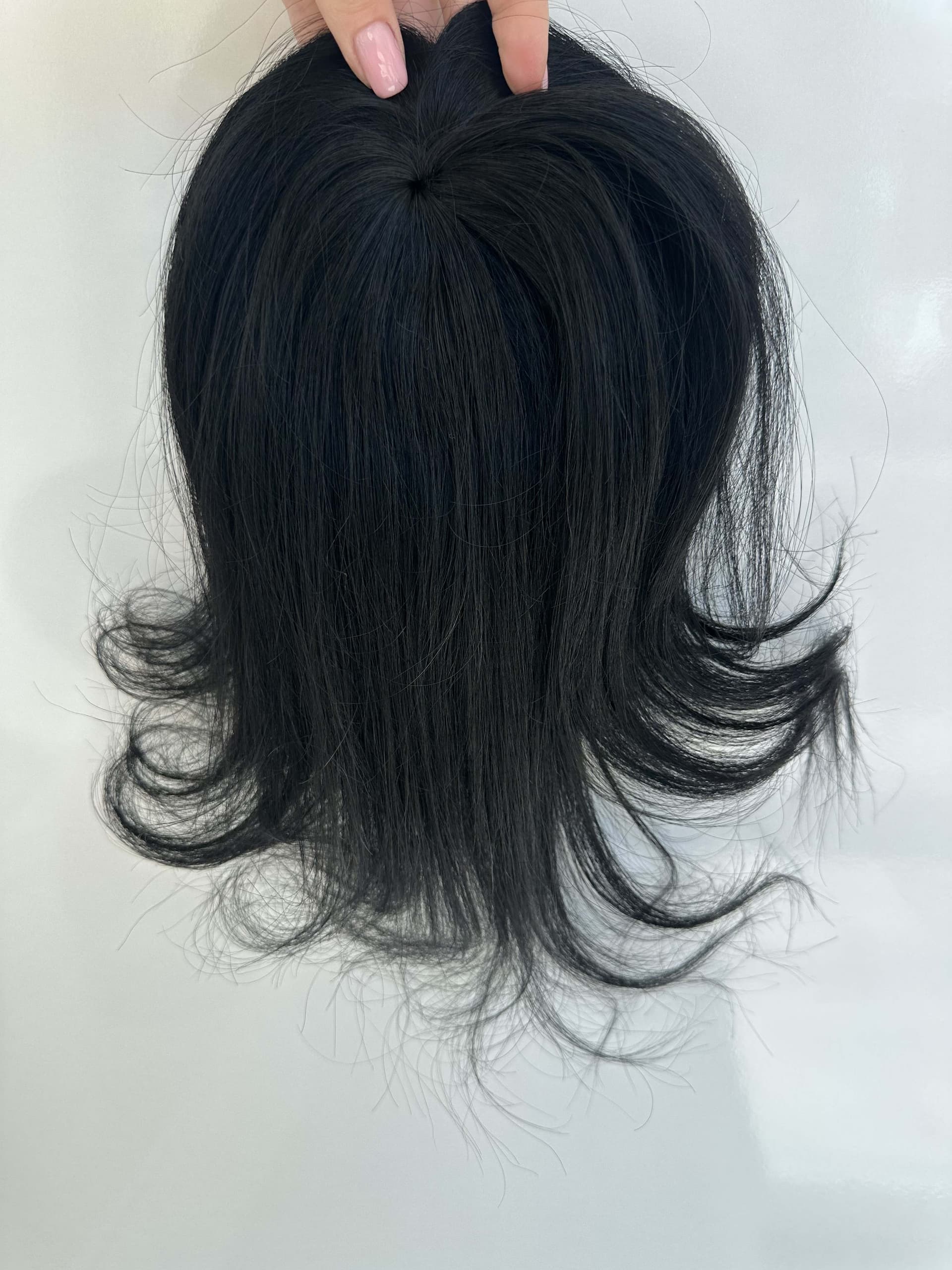 Parziale capelli nero
