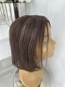 Partial Wig Brown Highlighted