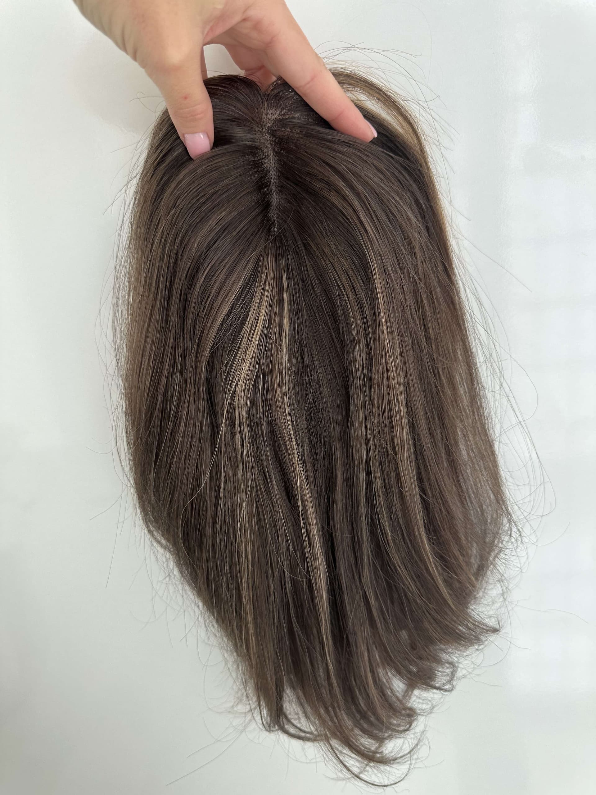 Partial Wig Brown Highlighted