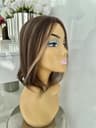 Partial Wig Brown Highlighted