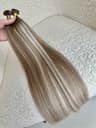 Keratin Extensions Russian Hair Balayage #8/Silver/8