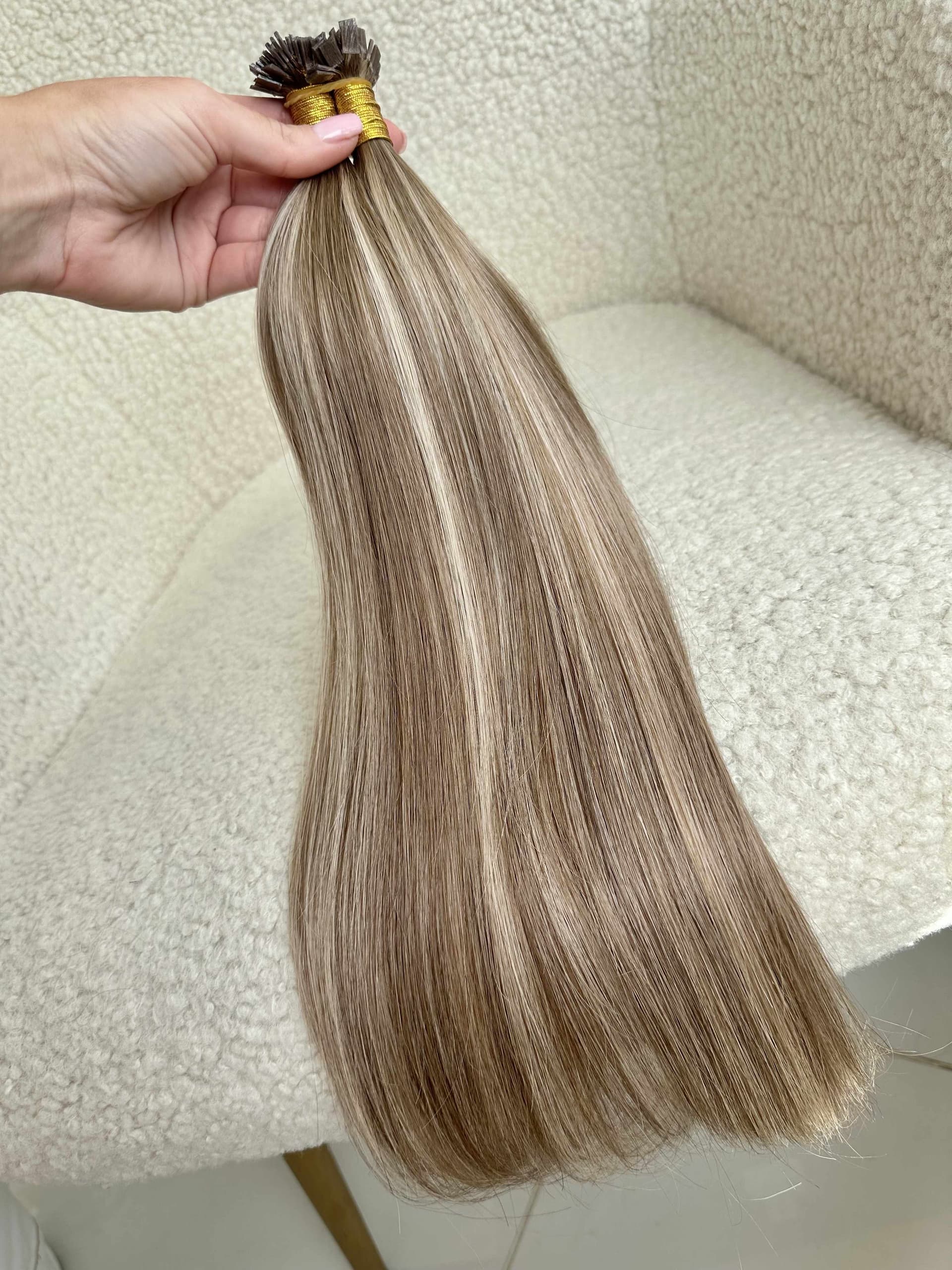 Keratitické prodlužování vlasů Russian Hair Balayage 8/60A