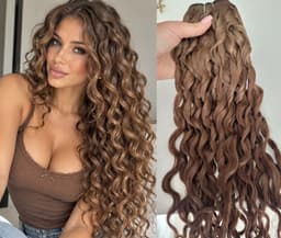 Luxe #9A Curly Extensions by the Metre
