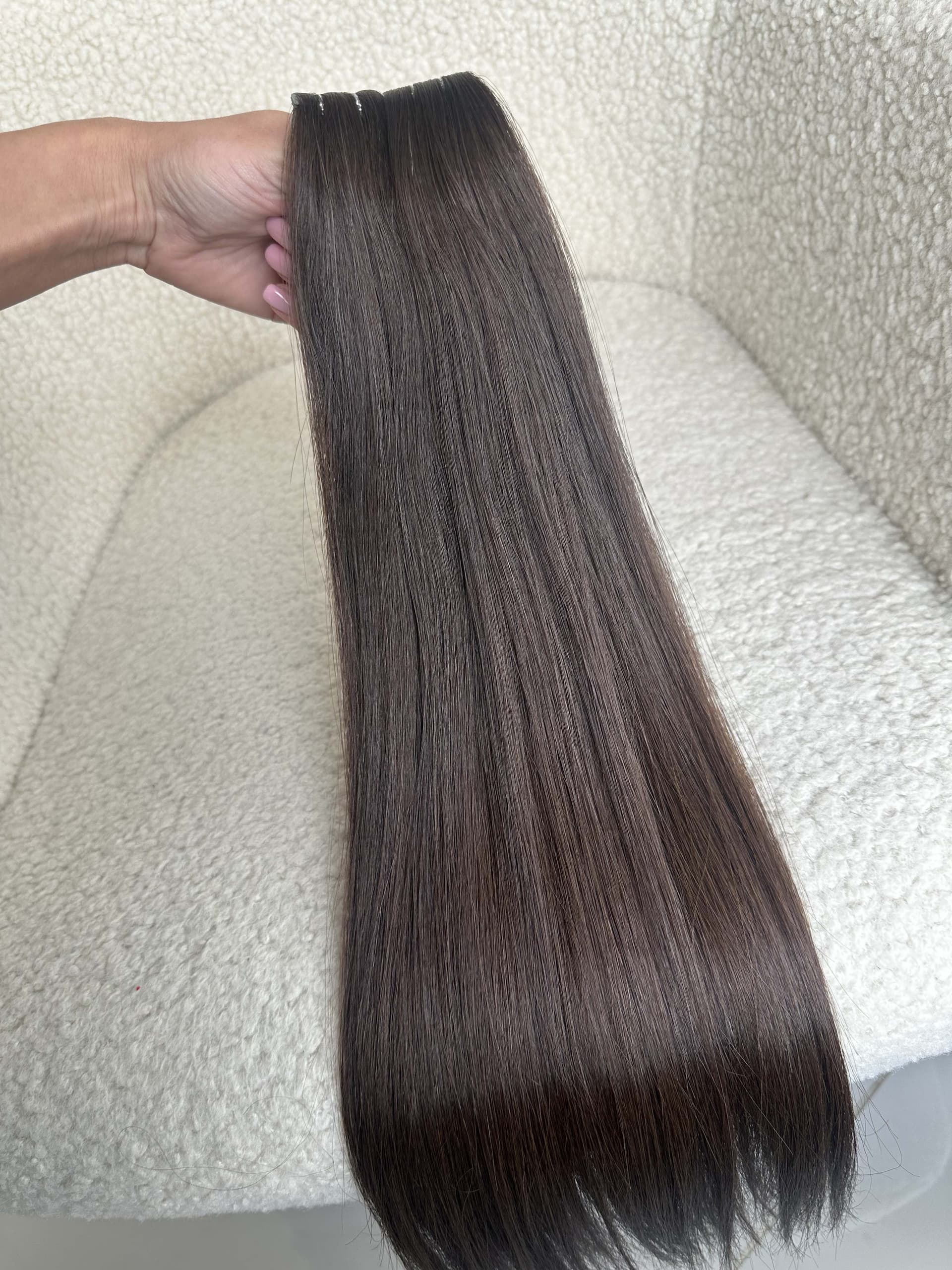 Invisible Tape Extensions #2 Schokoladenbraun