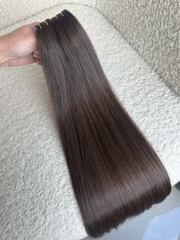 Invisible Tape Extensions #2 Schokoladenbraun