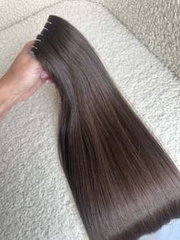 Invisible Tape Extensions #2 Schokoladenbraun
