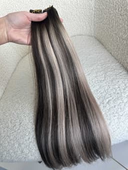 Invisible Tape Balayage Hair Extensions #2/19/2