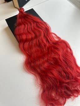 Extensii Cheratina Par Slavic Red Ondulat