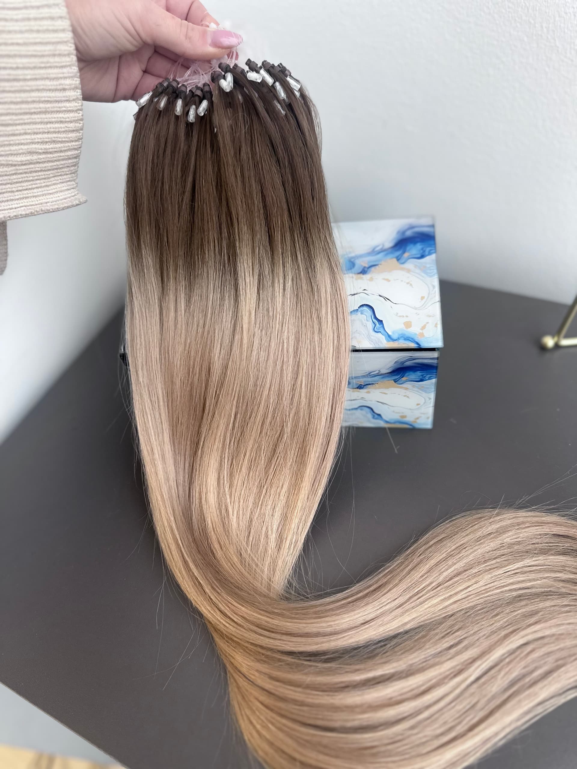 Extensii Microring Diamond Ombre #4/ #20