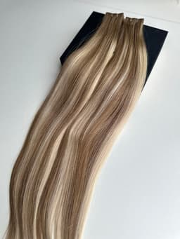 Extensii Invisible Tape Balayage #8/Silver/#8