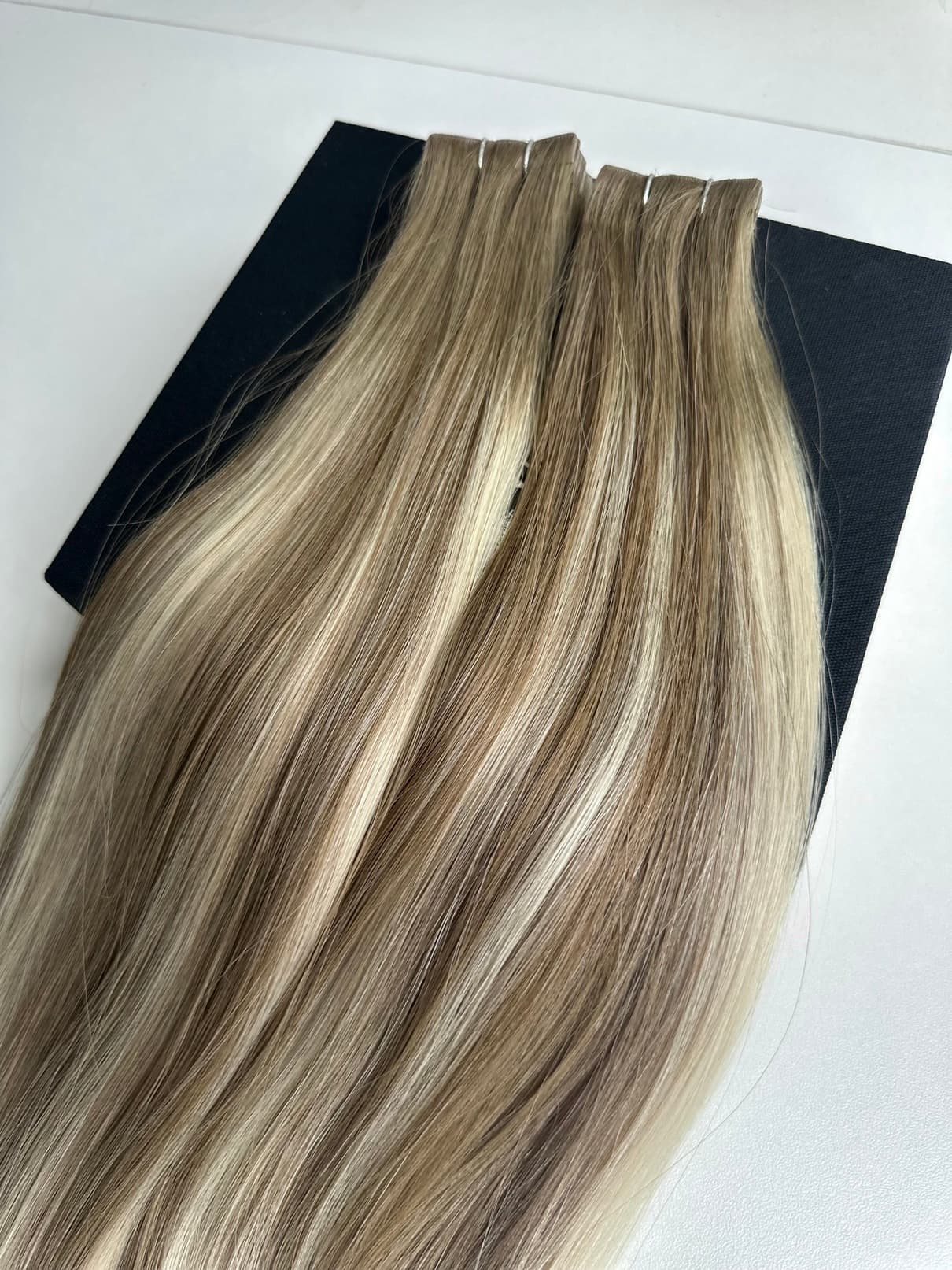 Extensii Invisible Tape Balayage #8/Silver/#8