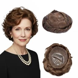 Proteza capilara pentru femei Saten Deschis