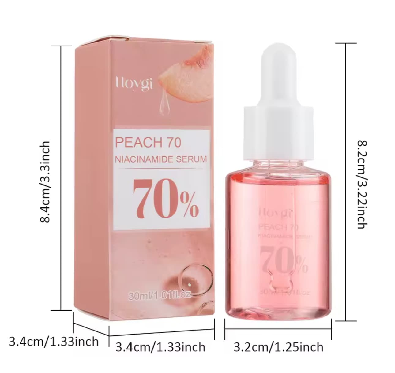 Ser cu Niacinamide 30ml – Corector pentru pete pigmentare, melasmă și ten neuniform, reduce porii și hidratează intens cu Acid Hialuronic