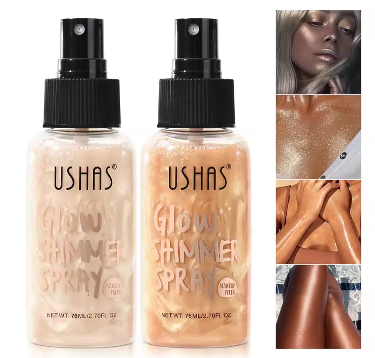 Iluminator Lichid pentru Corp și Față – Color Body Highlighter | Contur, Hidratare, Strălucire