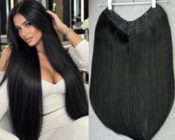 Trecce per capelli V-SHAPE Nero  #1 Luxe