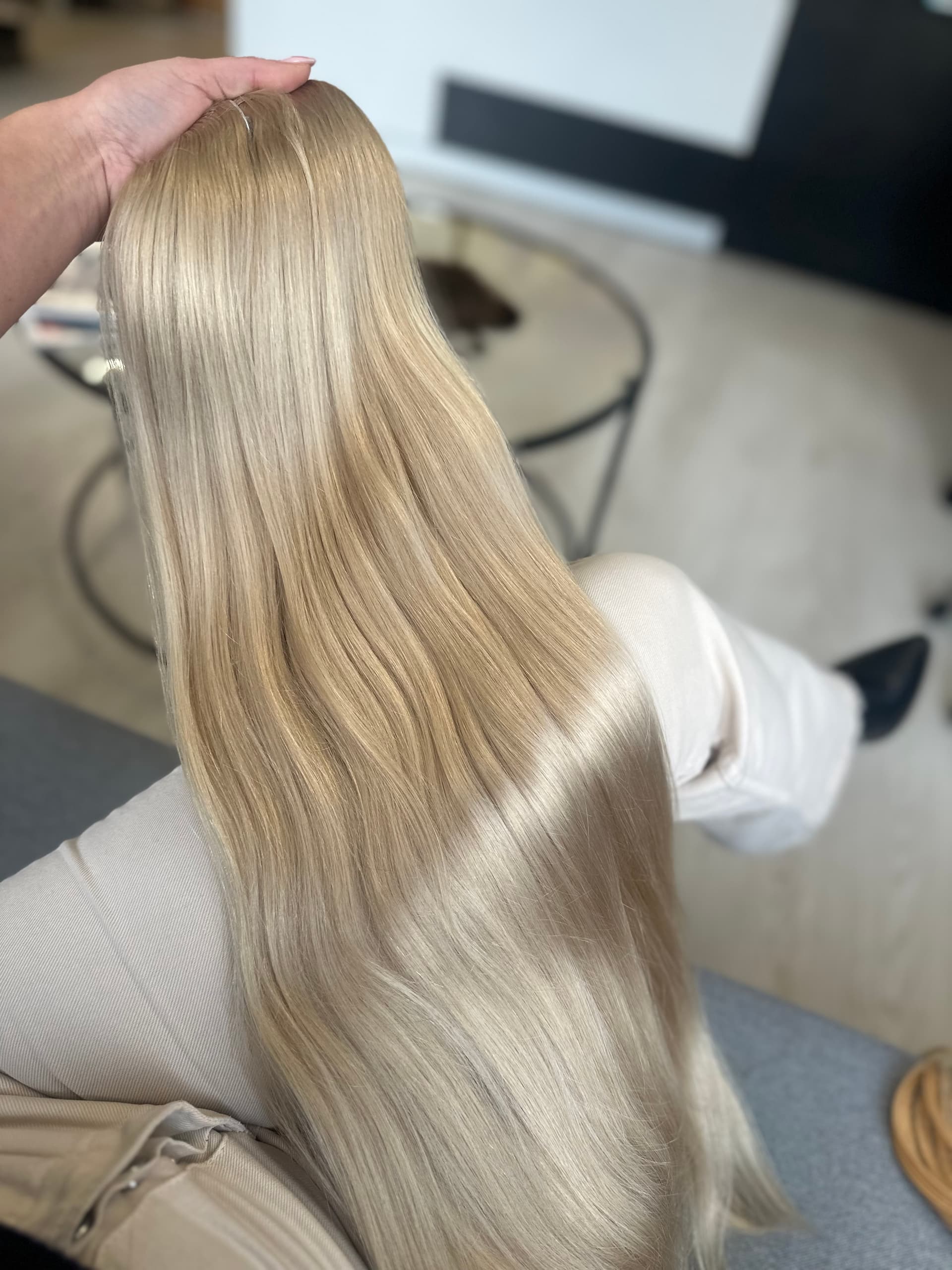 Extensii Clip-on White Platinum #8E