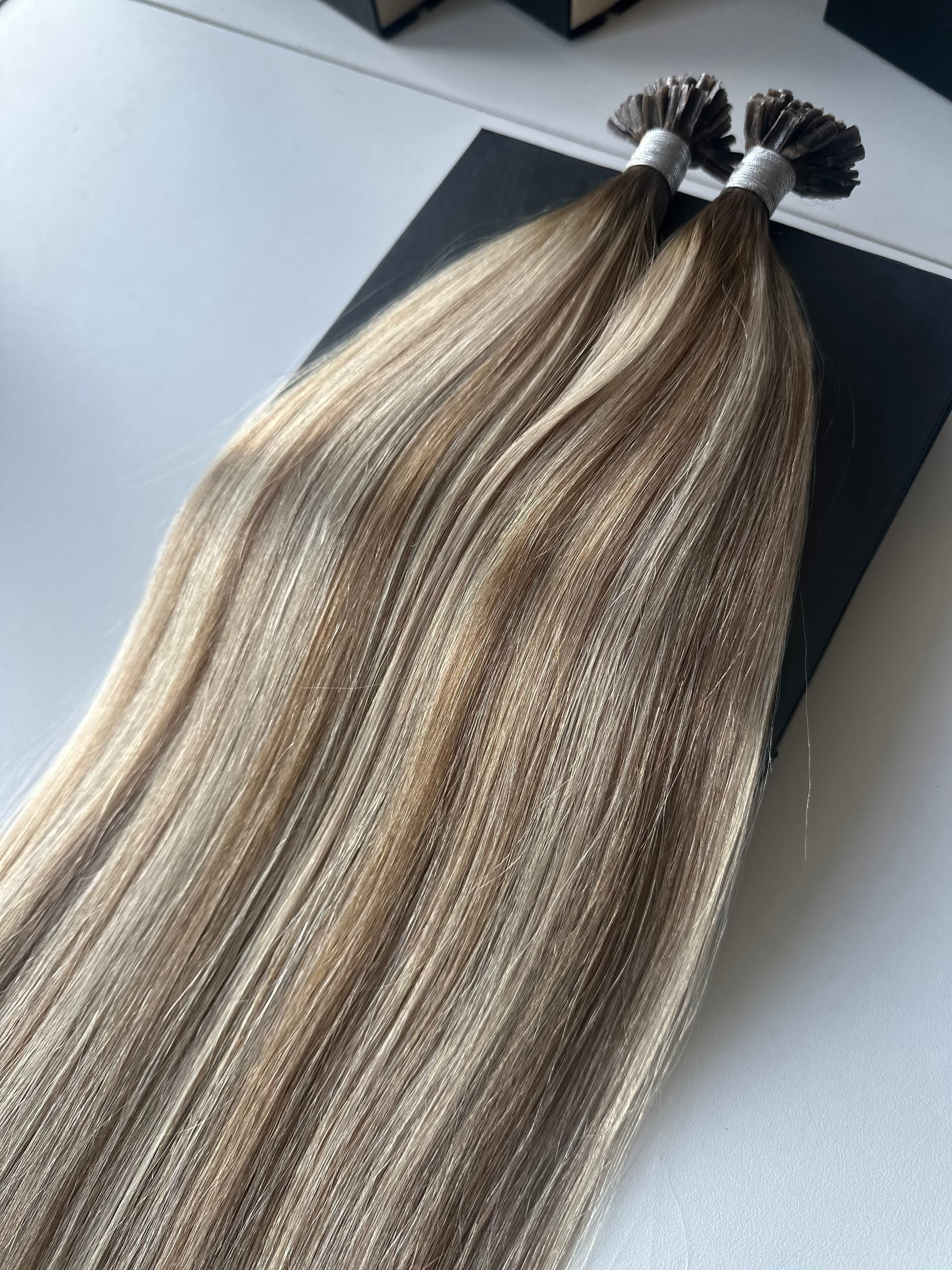 Extensii Cheratina Black Collection Balayage #8/Silver/#8