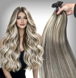 Keratin Extensions Luxe Balayage #8/Silver/#8