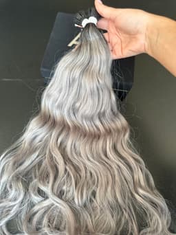 Extensii Cheratina Par Slavic Ombre #1B/Light Grey