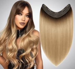 Trese de Par Natural V-Shape Ombre #4/#20