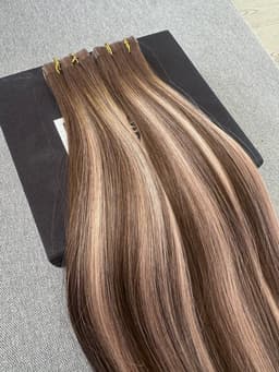 Invisible Tape Extensions Balayage #4/17/4