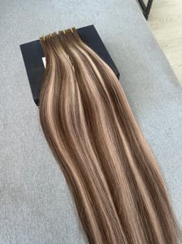 Invisible Tape Extensions Balayage #4/17/4