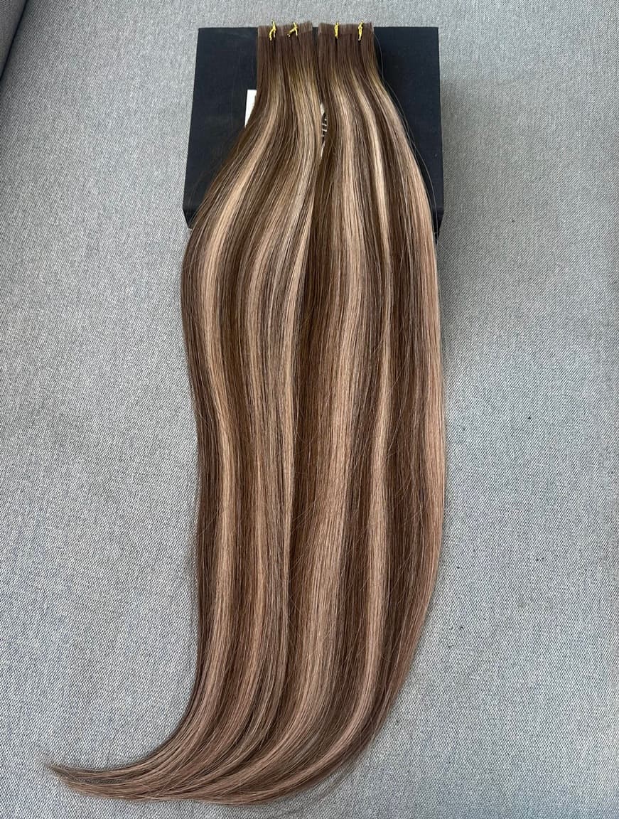 Invisible Tape Extensions Balayage #4/17/4