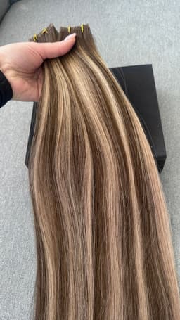 Invisible Tape Extensions Balayage #4/17/4