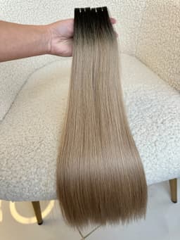 Invisible Tape Ombre Extensions #1B/ #18