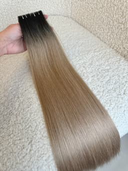 Invisible Tape Ombre Extensions #1B/ #18