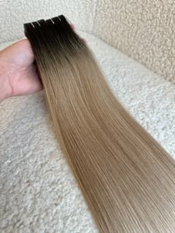 Invisible Tape Ombre Extensions #1B/ #18