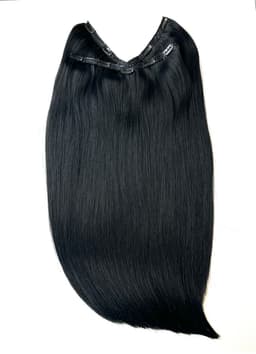 Tresa Eva Hair (4D) Negru Drept #1
