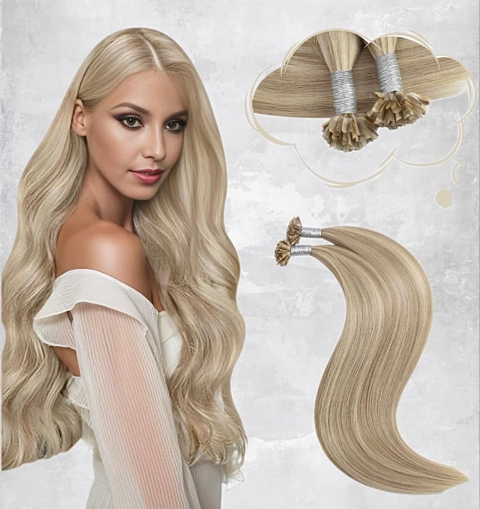 Extensii Cheratina Russian Hair Balayage #19/Silver