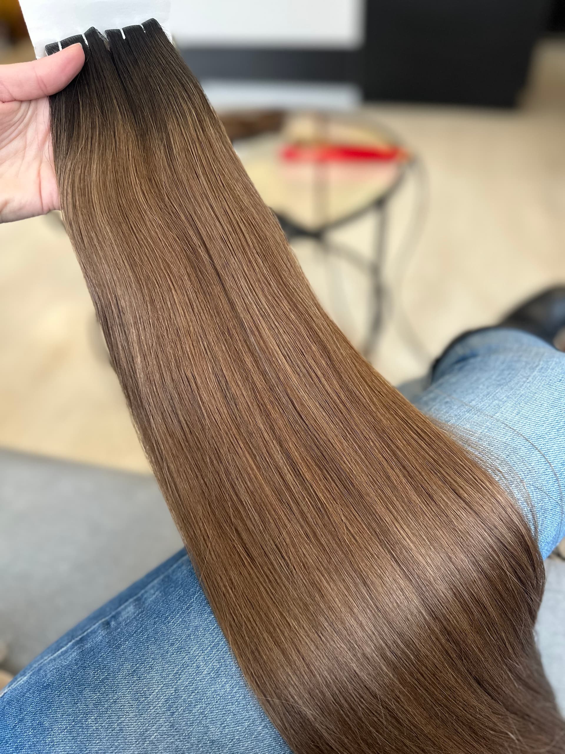 Extensii Invisible Tape Ombre #2/#8