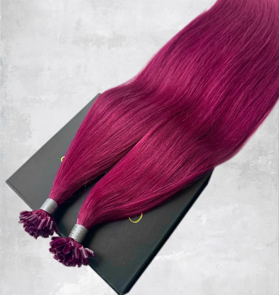 Extensii cheratina OSKAR Burgundy II