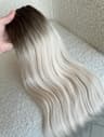 White Platinum Extensions Ombre #19/Silver