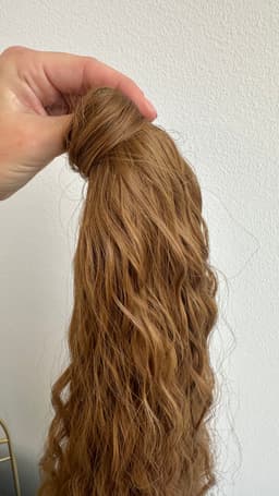 Coada de Par cu scai creata Saten Caramel