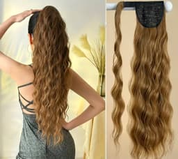 Coada de Par cu scai creata Saten Caramel