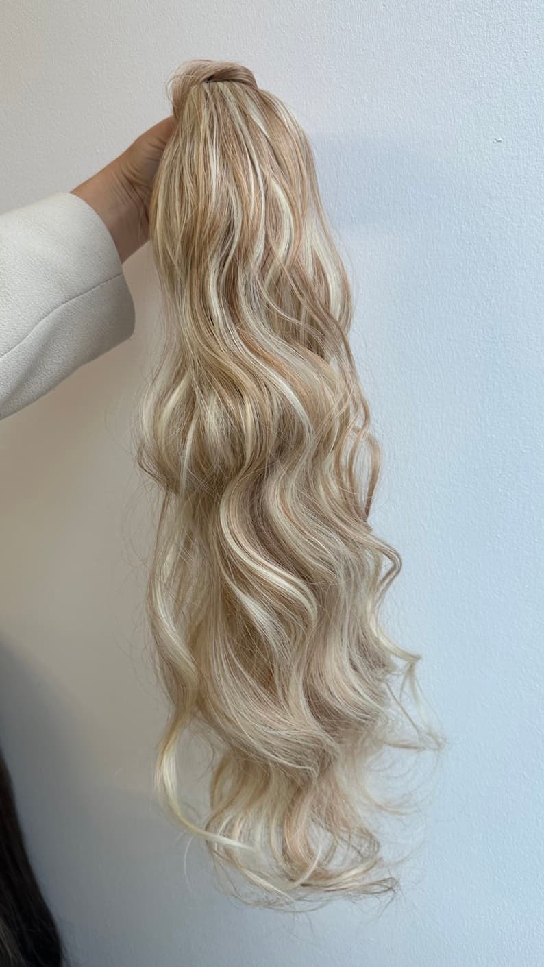 Coada de Par cu scai Ondulata Balayage #24/#60