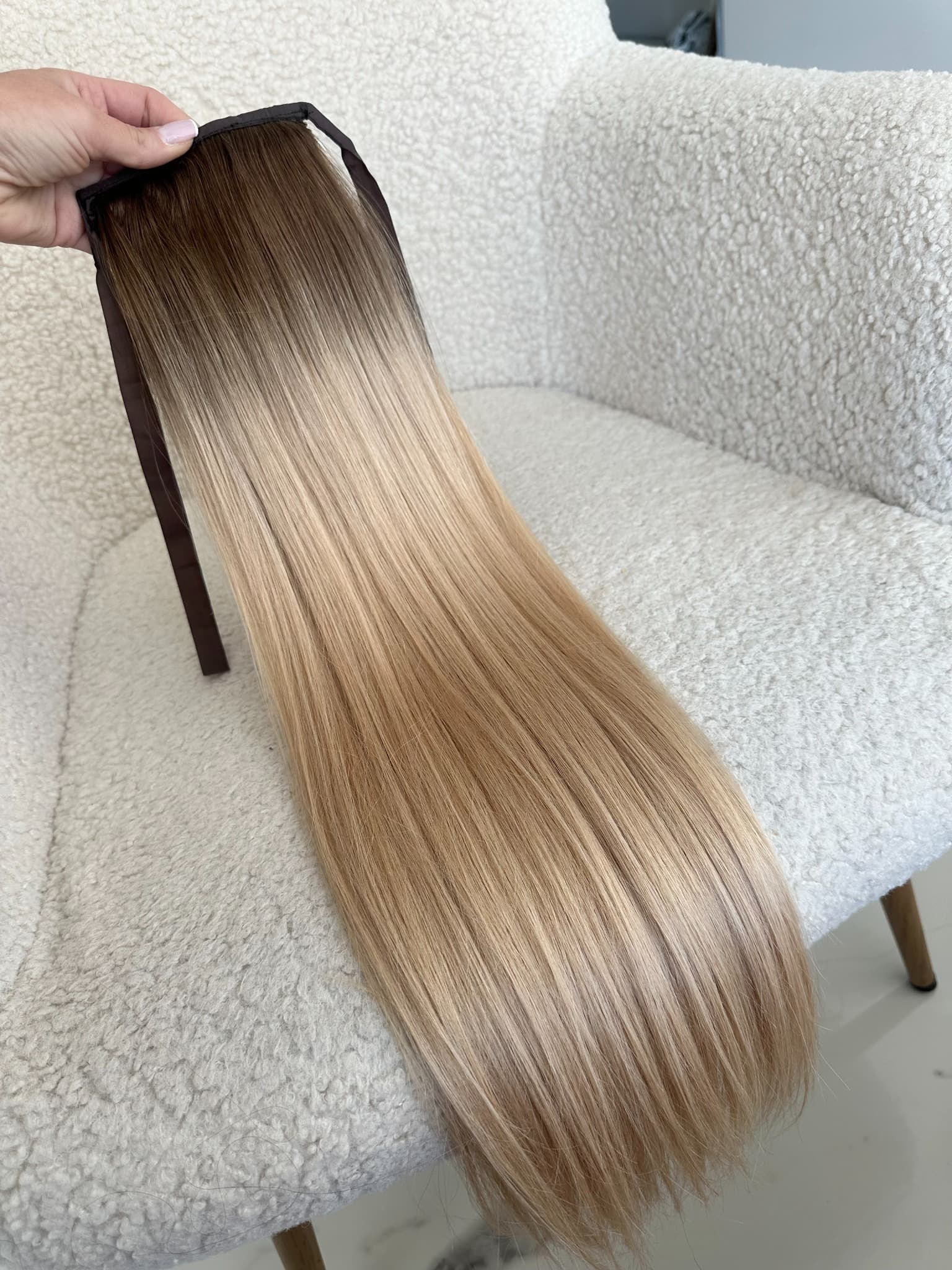 Extensión de cabello Russian Hair Ombre #4/ #20