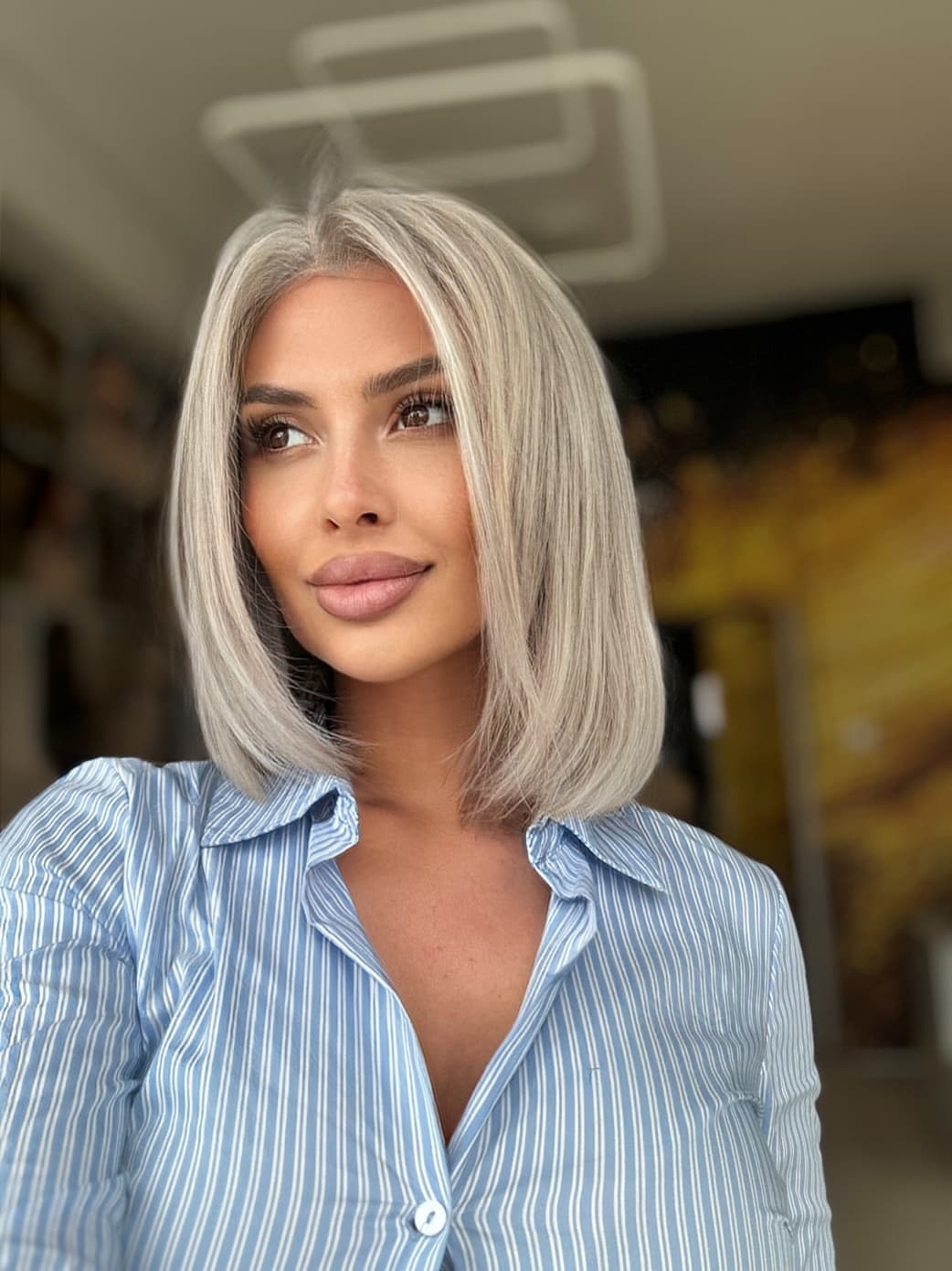 Peruca din par natural Abby