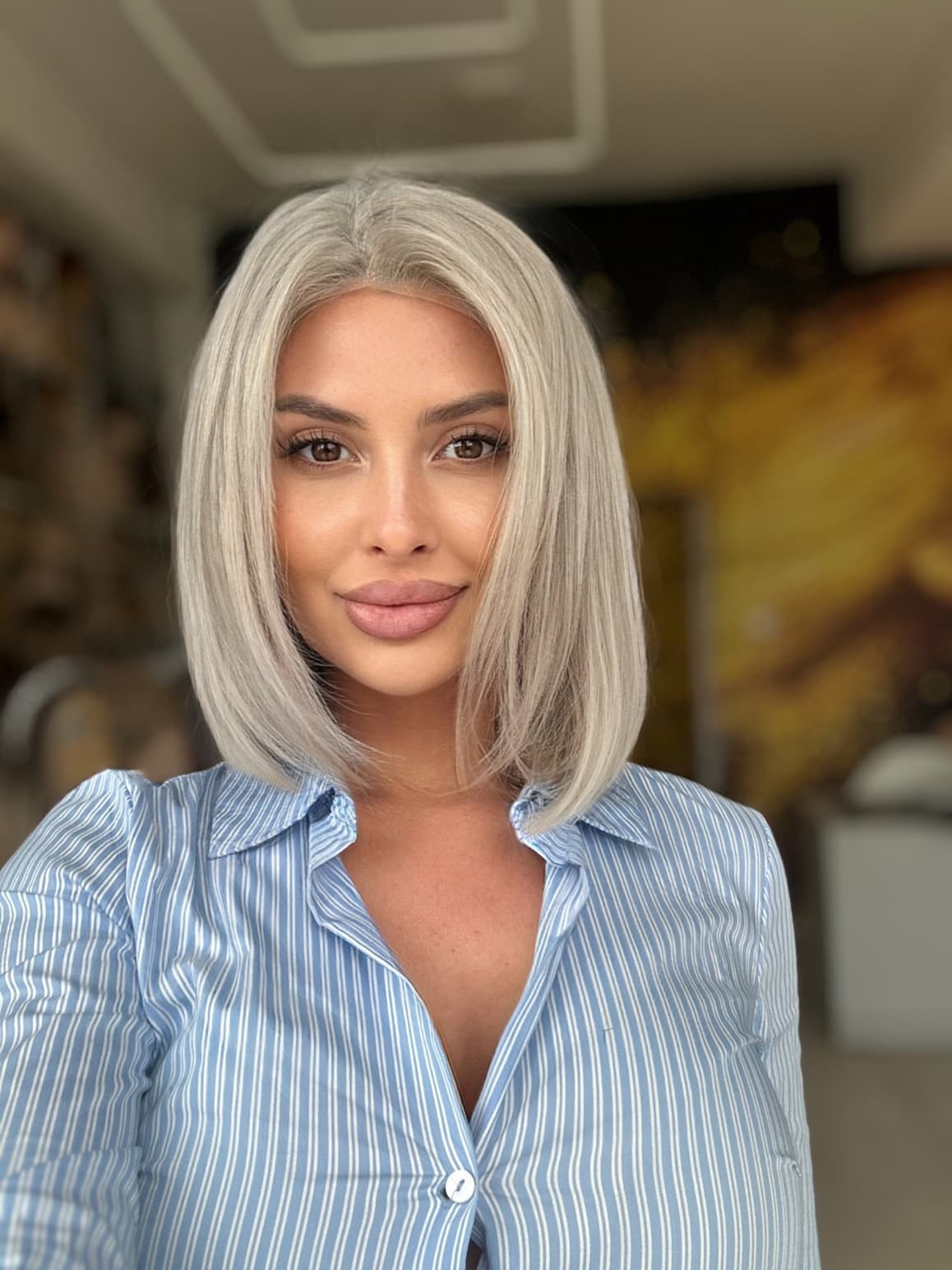 Peruca din par natural Abby