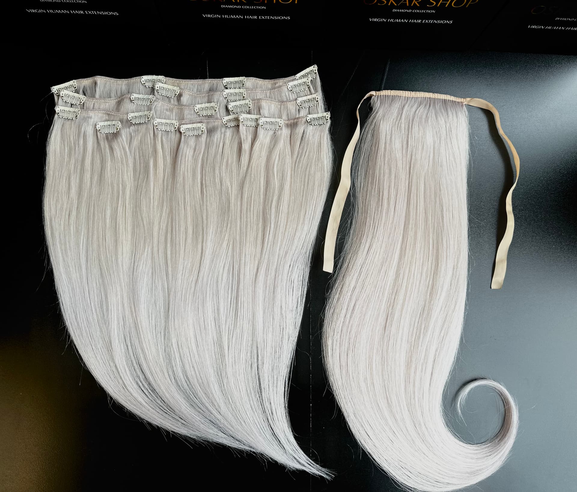 Extensii Clip-On Oskar Grey