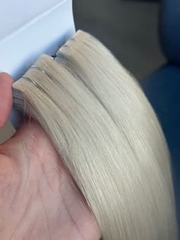 Invisible Tape Extensions #60A Platinblond