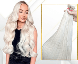 Extensii Cheratina Par Slavic #100 Blond Alb