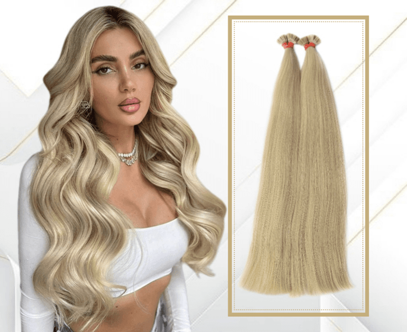 Extensii Cheratina Par Slavic #10 Blond Nisipiu